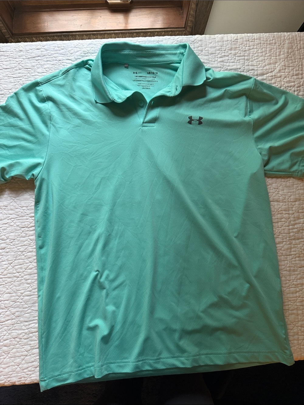 Under Armour Men's Mint Green Performance Polo